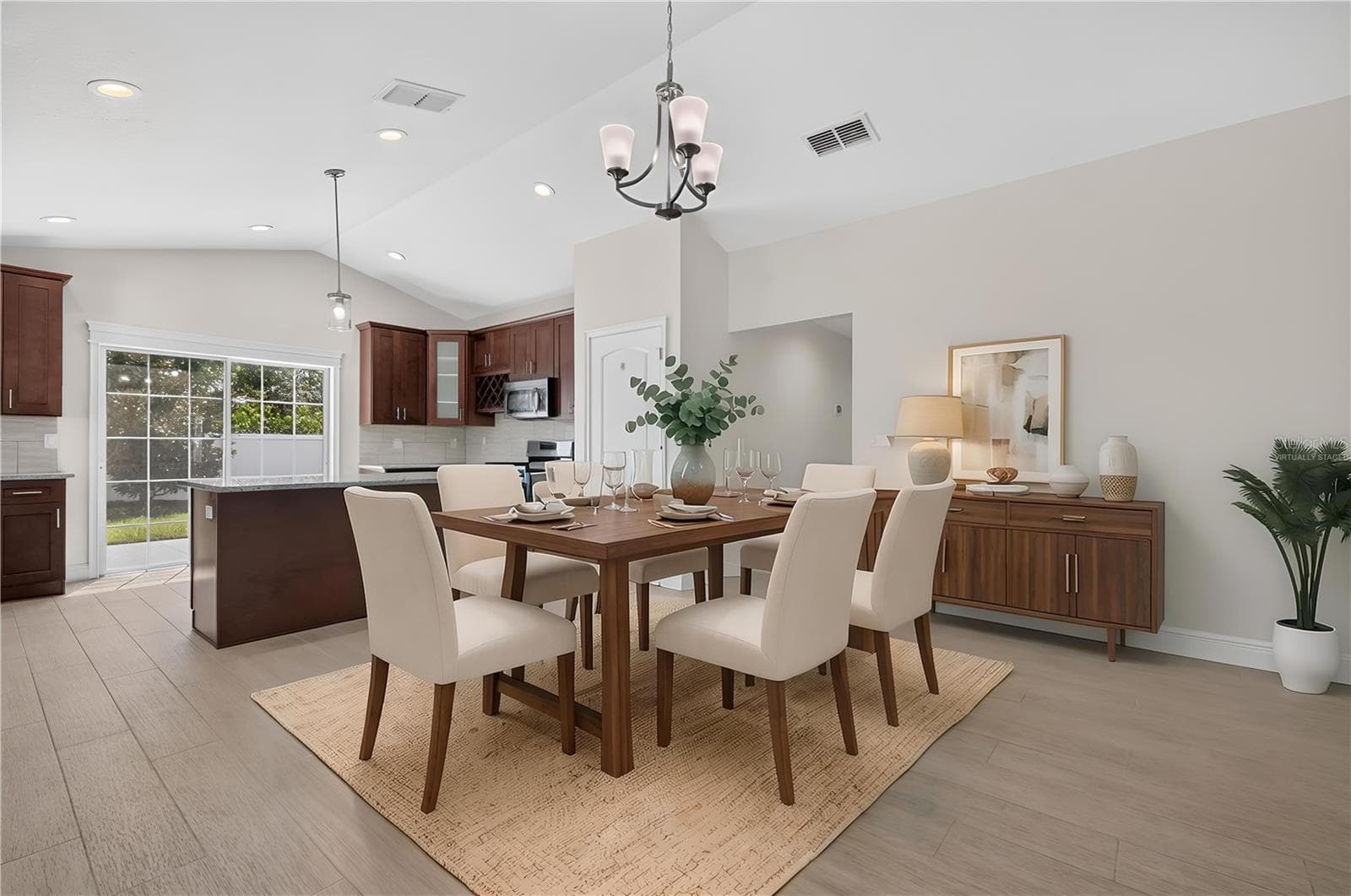 Dining Room-Virtually Staged - 12591 NE 49TH DR, OXFORD