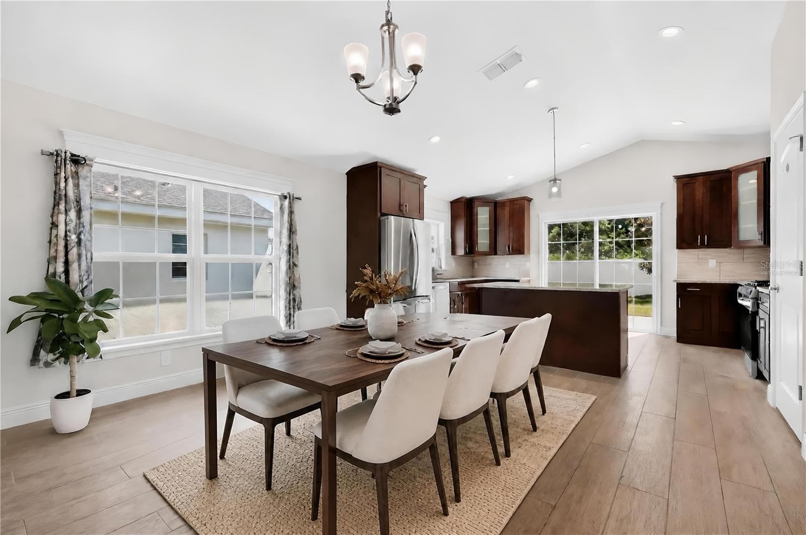 Dining Room-Virtually Staged - 12591 NE 49TH DR, OXFORD