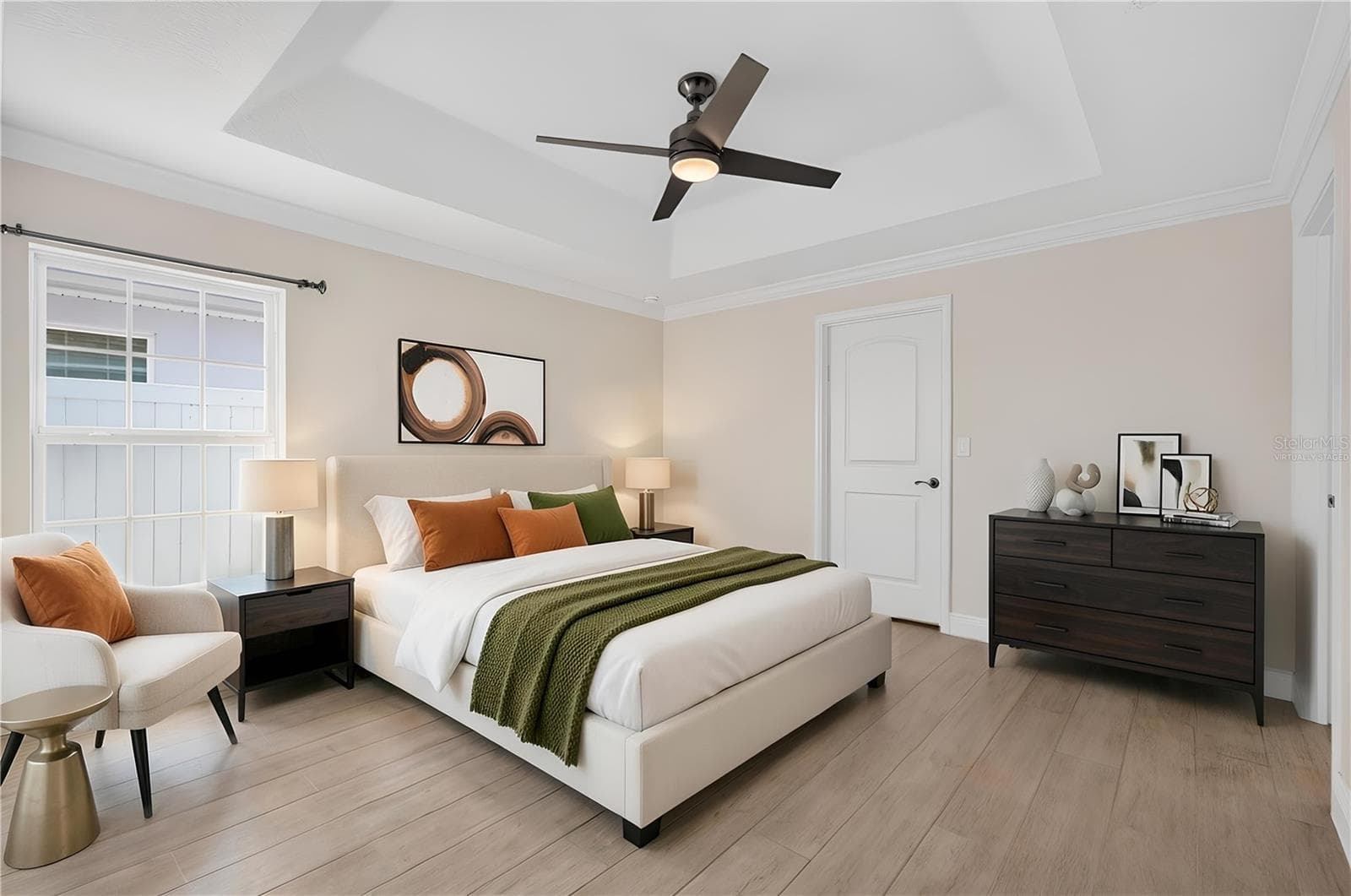 Primary Bedroom-Virtually Staged - 12591 NE 49TH DR, OXFORD