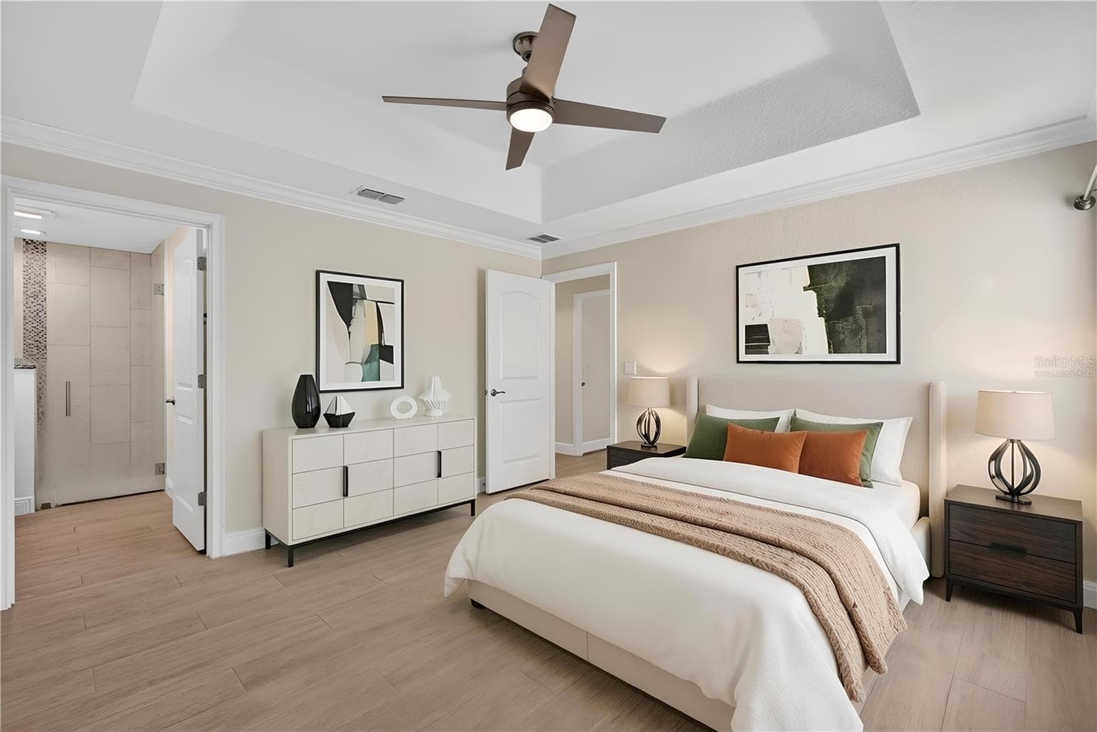 Primary Bedroom-Virtually Staged - 12591 NE 49TH DR, OXFORD