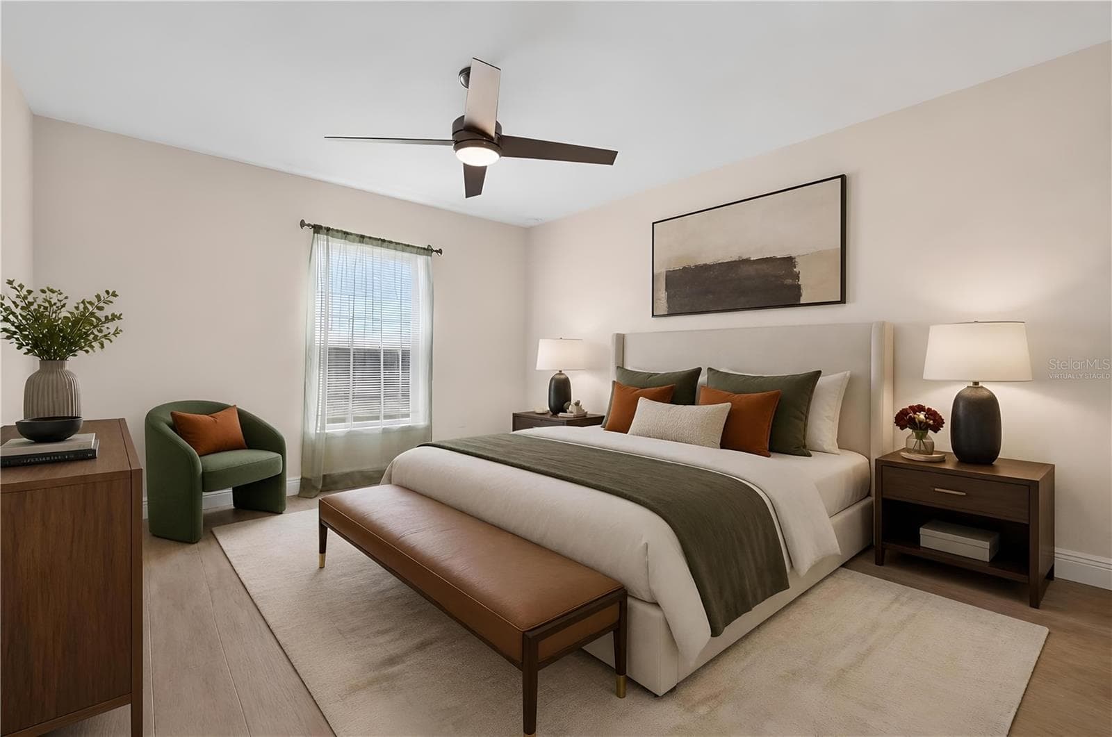2nd Bedroom-Virtually Staged - 12591 NE 49TH DR, OXFORD