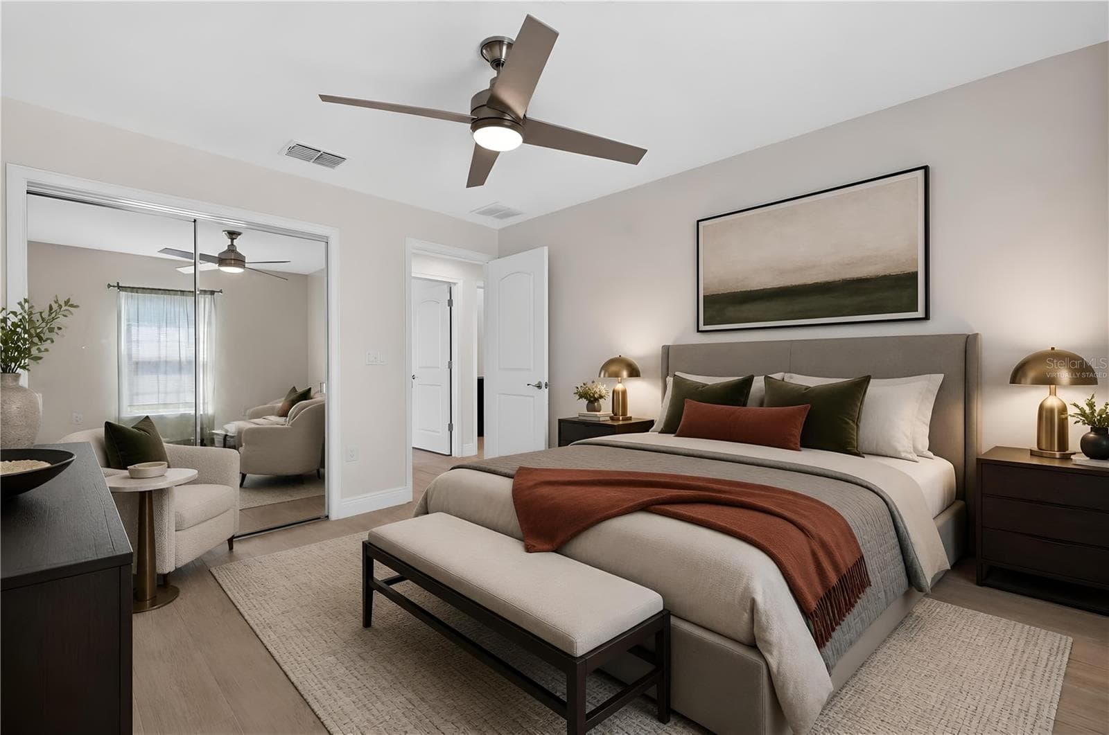 2nd Bedroom-Virtually Staged - 12591 NE 49TH DR, OXFORD