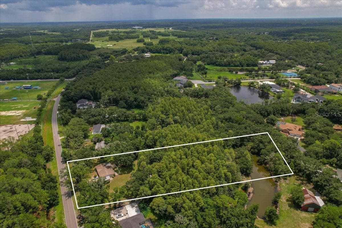 Approximate property lines - 3500 OLD KEYSTONE RD, TARPON SPRINGS