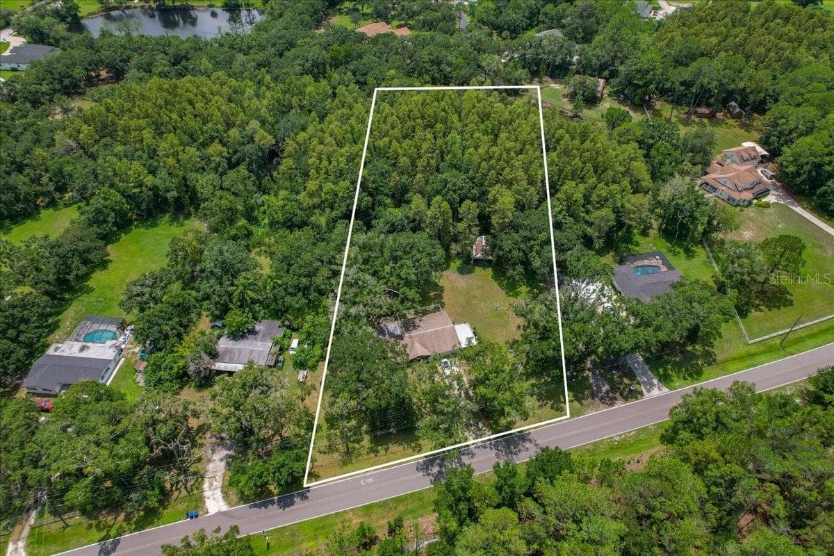 Approximate property lines - 3500 OLD KEYSTONE RD, TARPON SPRINGS