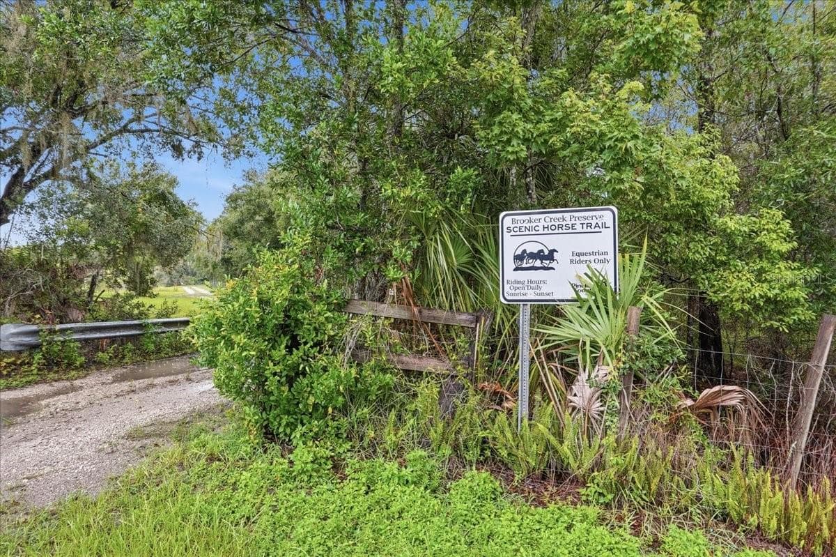 Brooker Creek Preserve Horse riding Trail - 3500 OLD KEYSTONE RD, TARPON SPRINGS