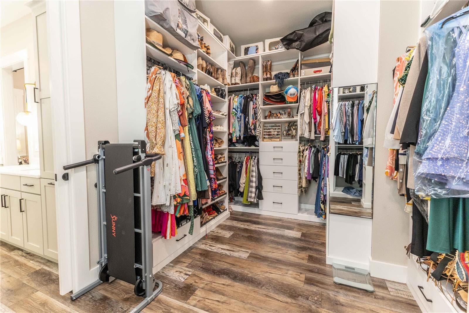 Walk-in closet in primary bedroom - 8818 SW 73RD PATH, BUSHNELL