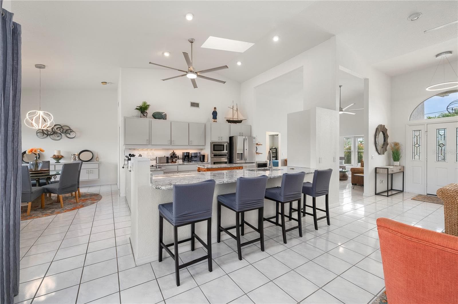 Skylight fills kitchen naturally - 265 BELVEDERE CT, PUNTA GORDA