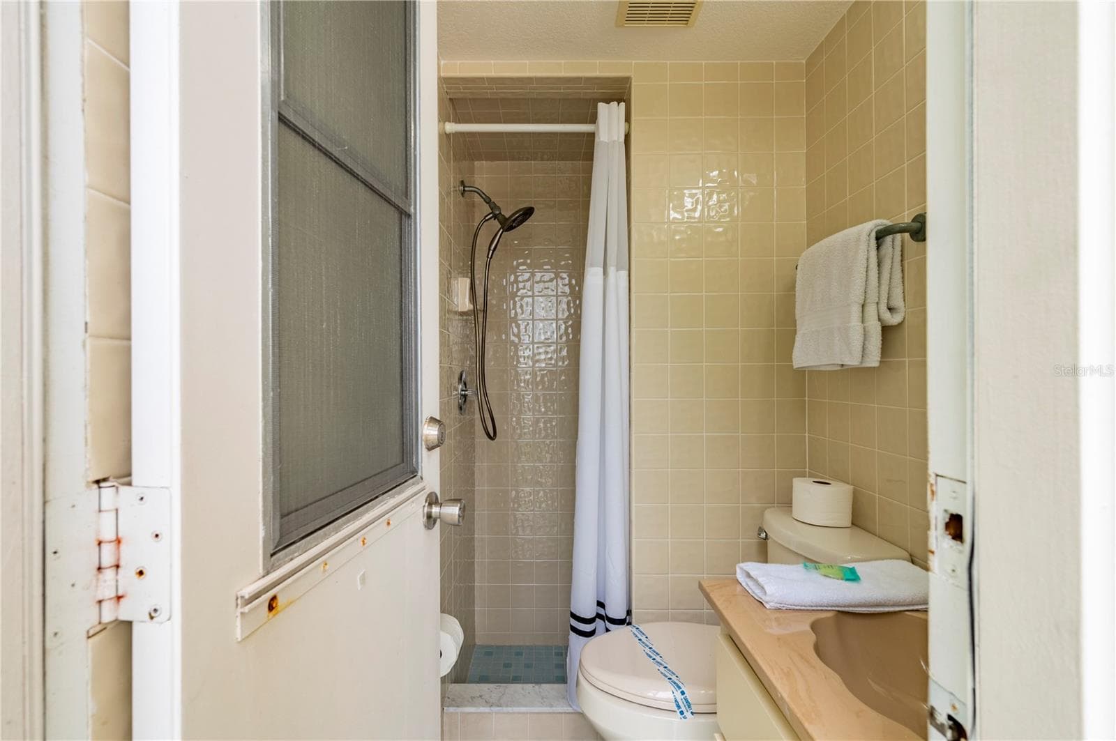 Pool bath with shower - 265 BELVEDERE CT, PUNTA GORDA