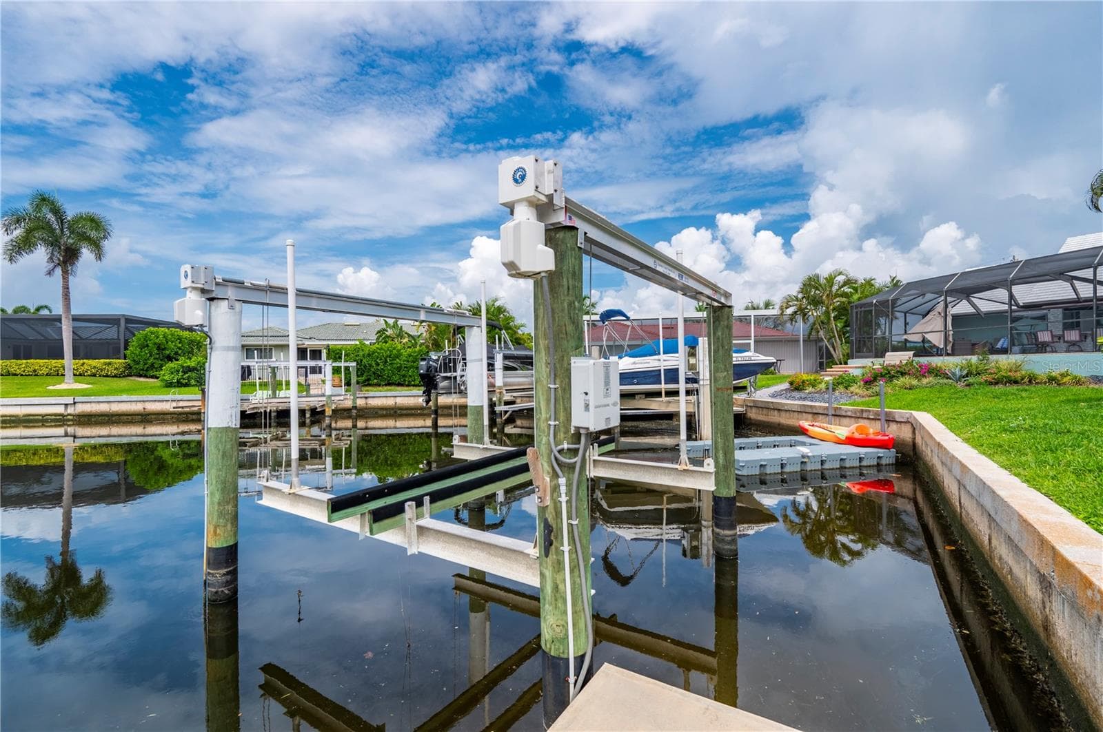 15,000# Boat Lift in 2020 - 265 BELVEDERE CT, PUNTA GORDA