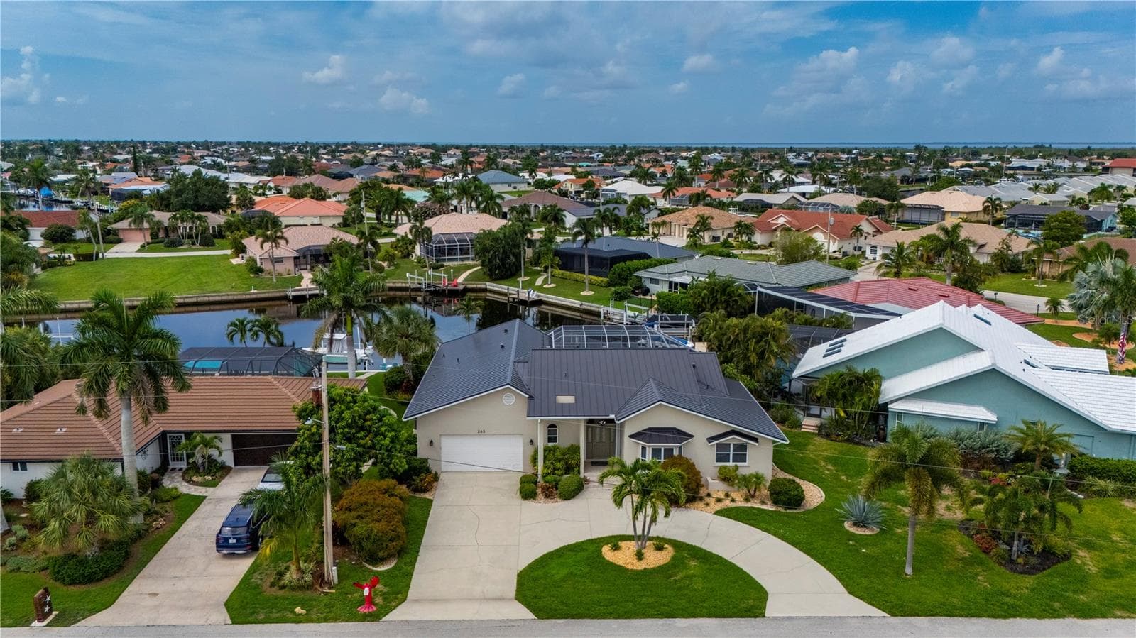 Direct Gulf boating access - 265 BELVEDERE CT, PUNTA GORDA