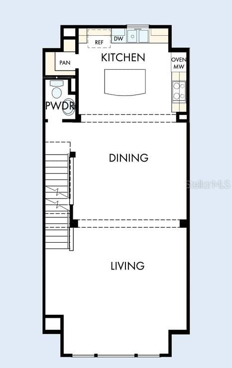 Floor Plan Second Floor - 446 31ST WAY N, ST PETERSBURG