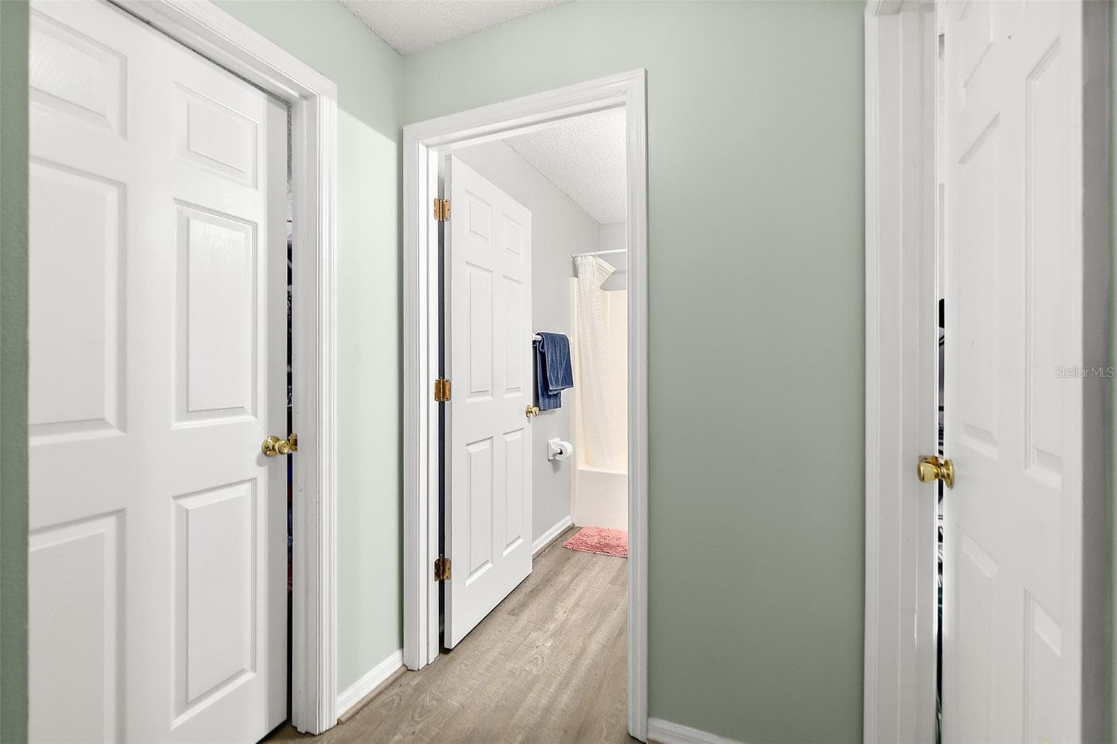 Hallway with 2 Guest Bedrooms & Guest Bathroom - 17 PINELARK LN, PALM COAST