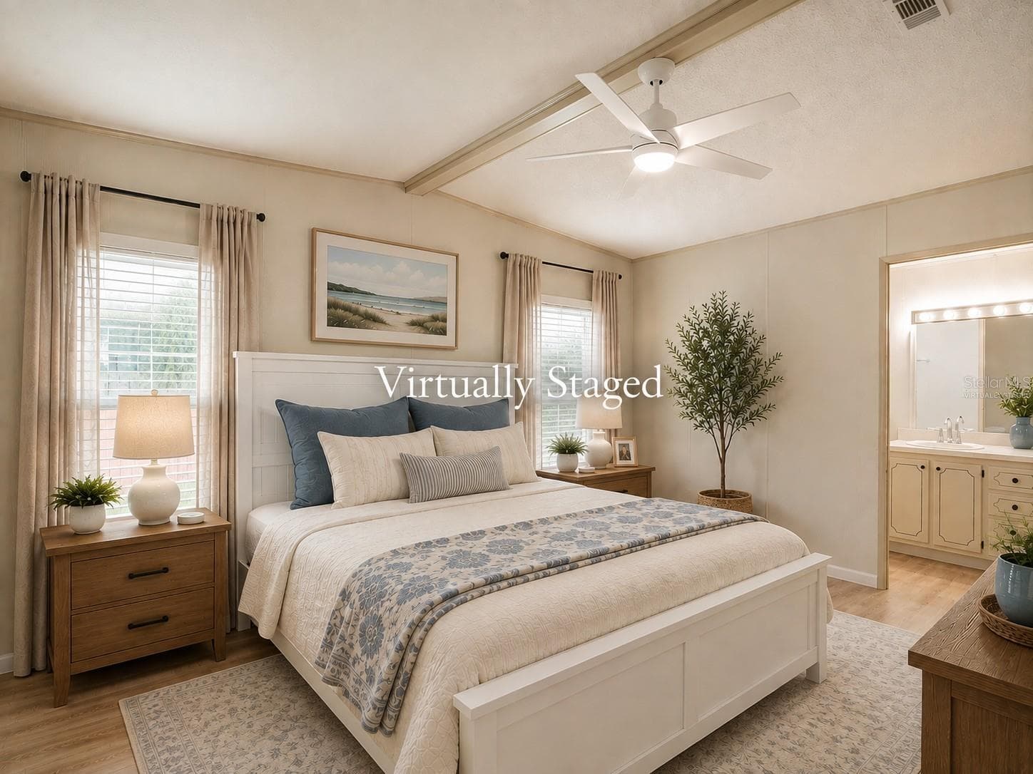 Virtually Staged Owners Suite - 4919 BLANCO DR, ZEPHYRHILLS