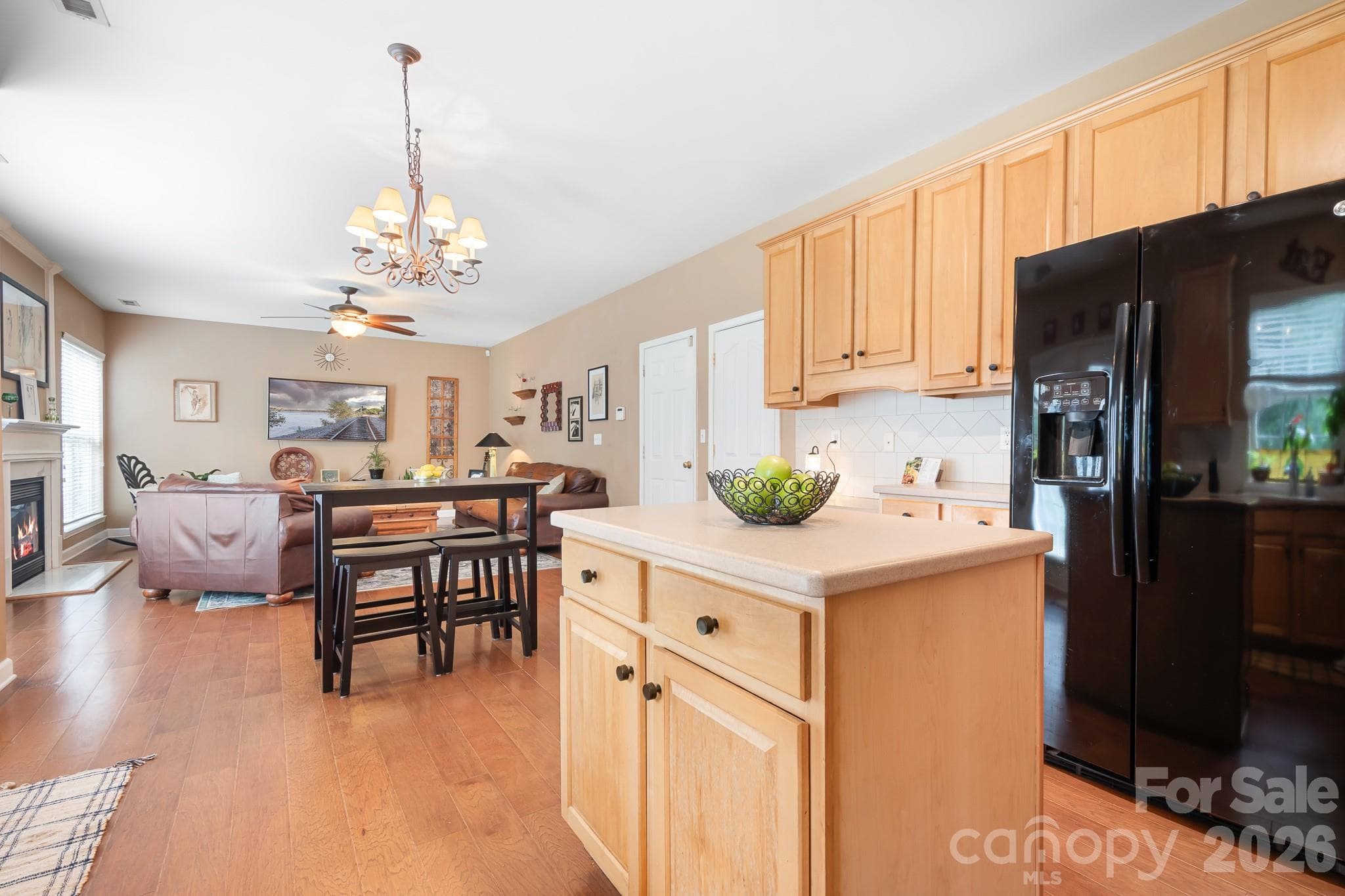 Kitchen open to dining area and Family Room - Fort Mill