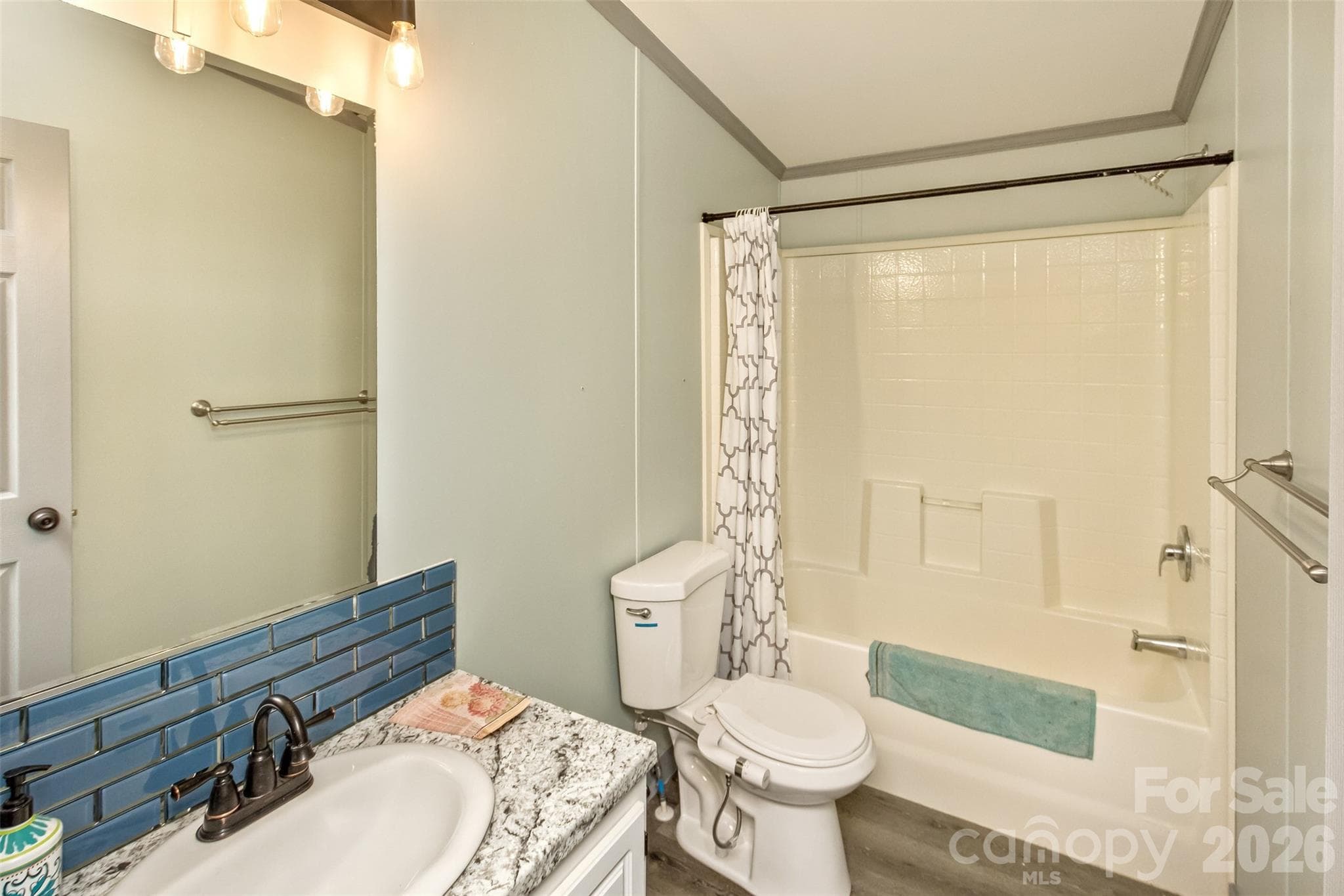 Full bath for guests and second/third bedrooms - 25 Asa Court, Black Mountain