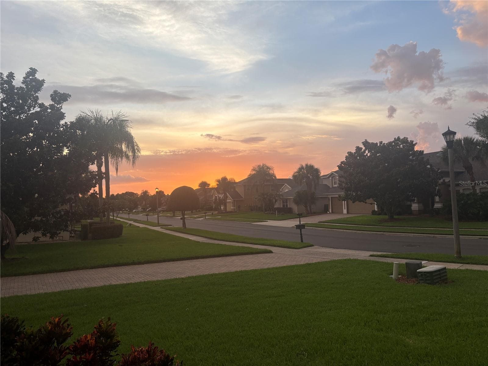 Sunset views from the front door. - 426 DUFF DR, WINTER GARDEN