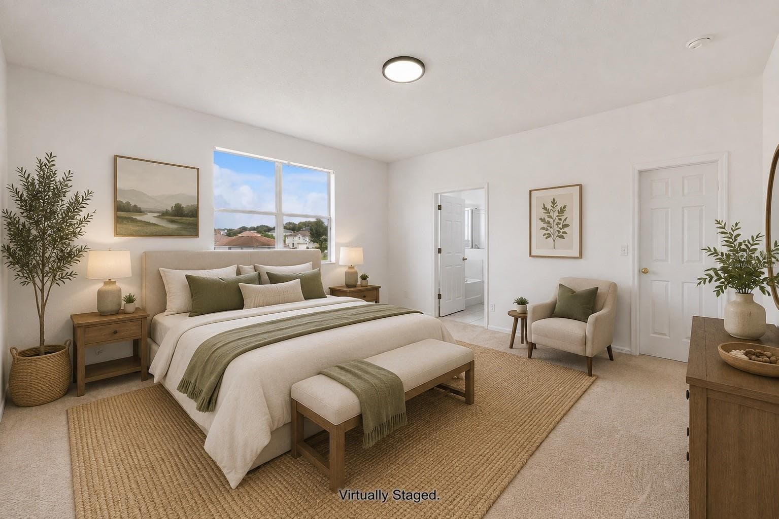 Virtually Staged Primary Suite - 780 LAKEVIEW POINTE DR, CLERMONT