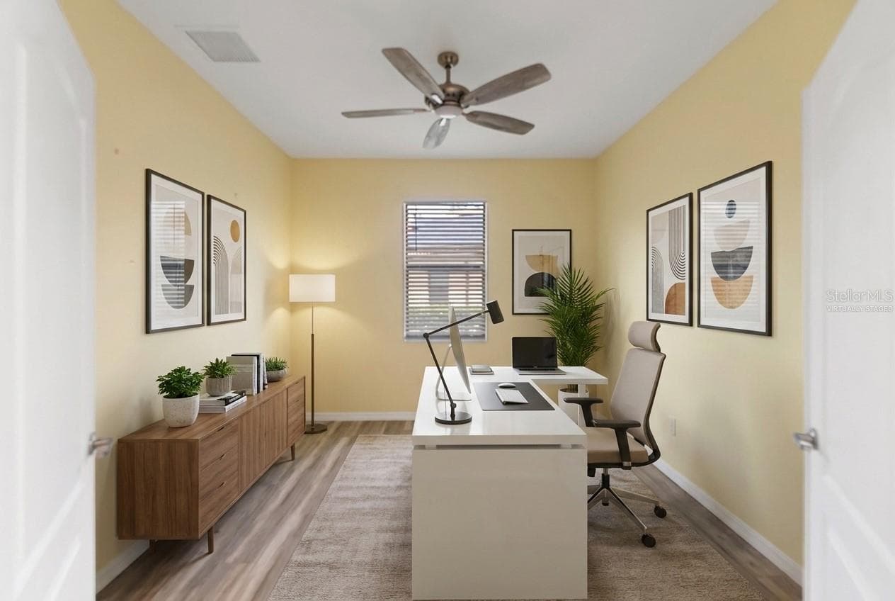 Virtually staged - office - 9730 CARNOUSTIE PL, BRADENTON