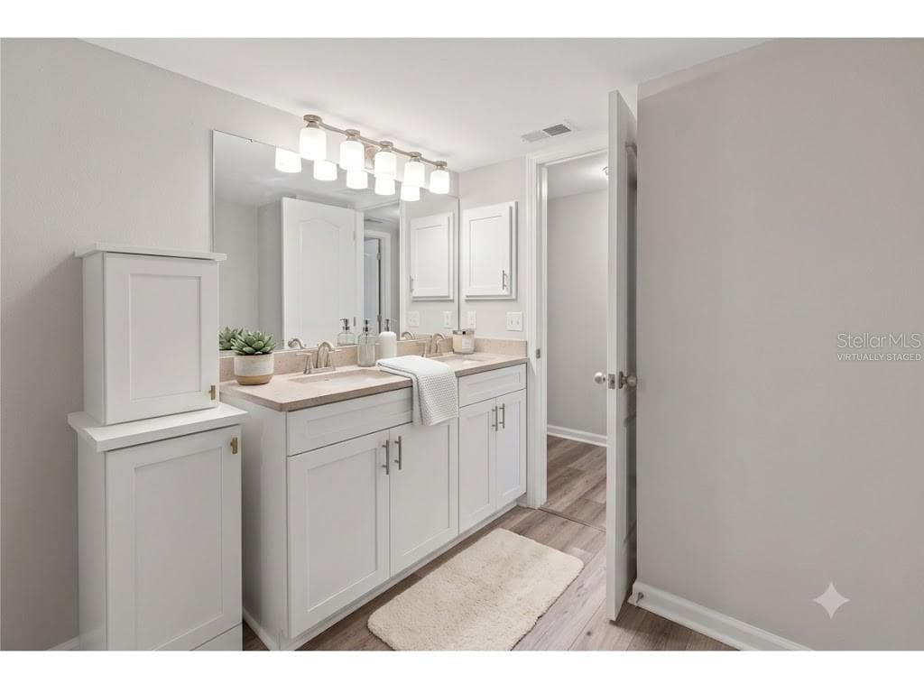 Virtually Staged Primary Bathroom - 14521 CATALINA CIR, SEMINOLE