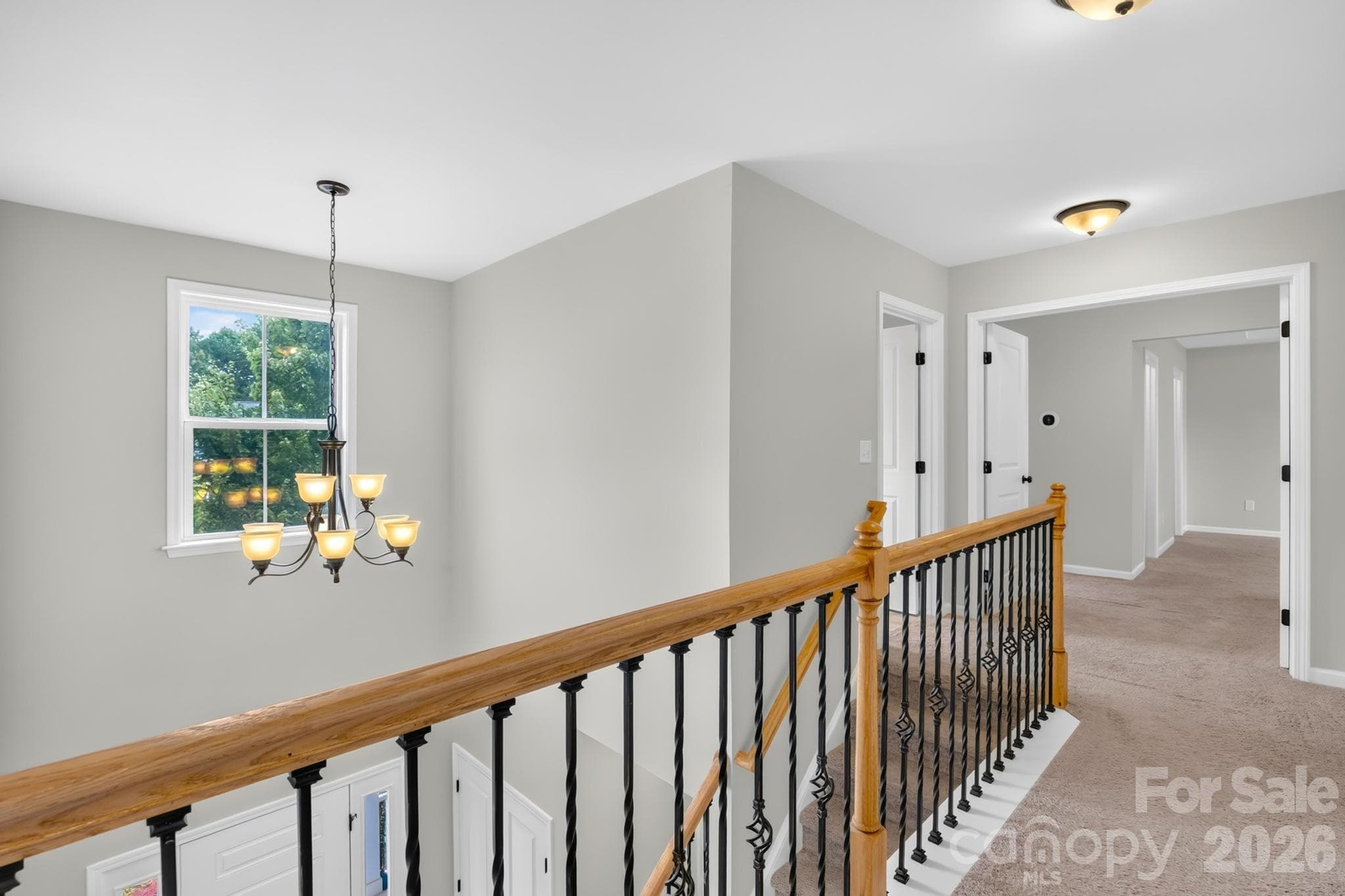 upstairs hallway - 1004 Hawker Road, Matthews