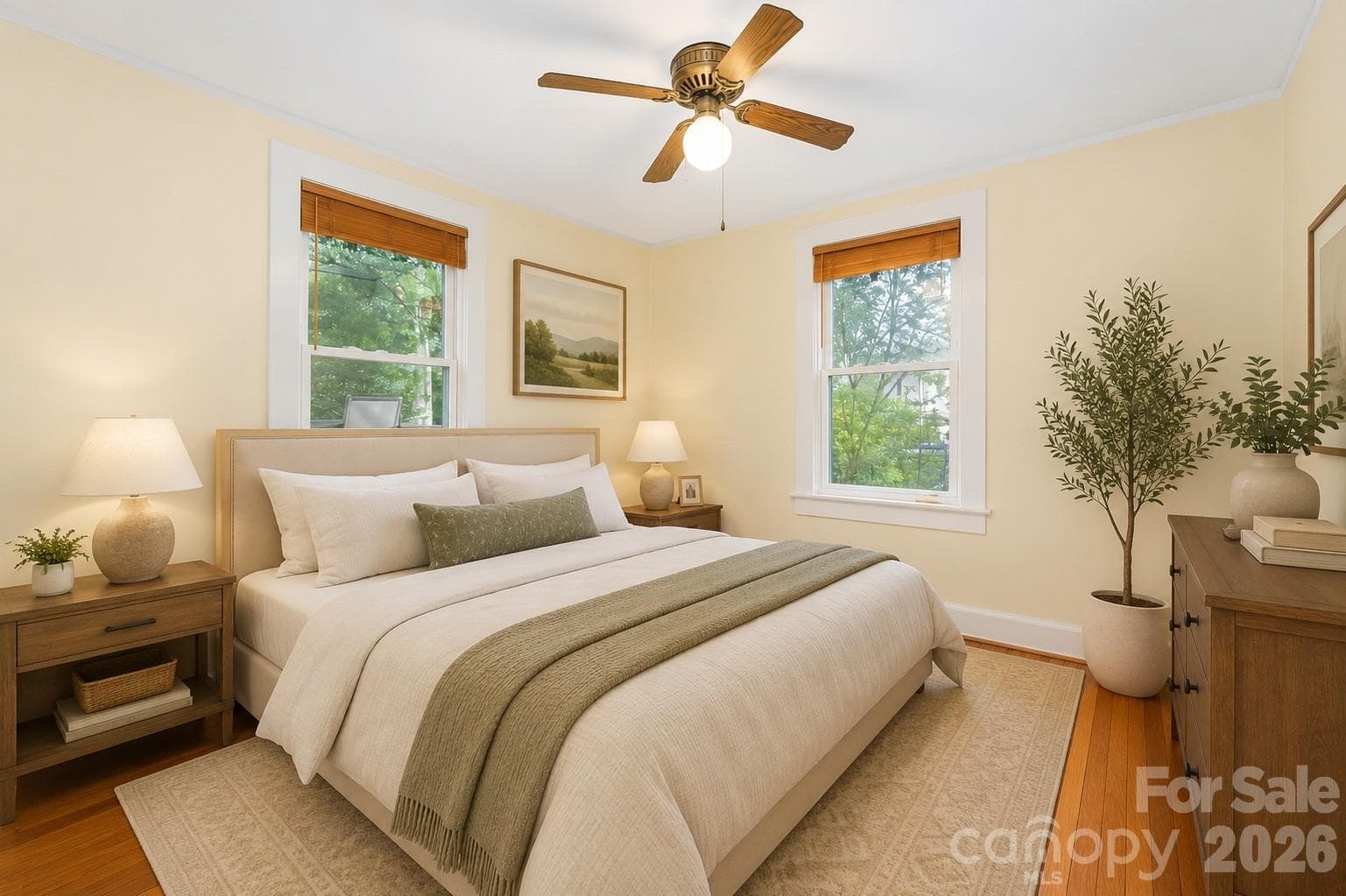 Virtually Staged-primary bedroom - 3 Enka Oak Street, Candler