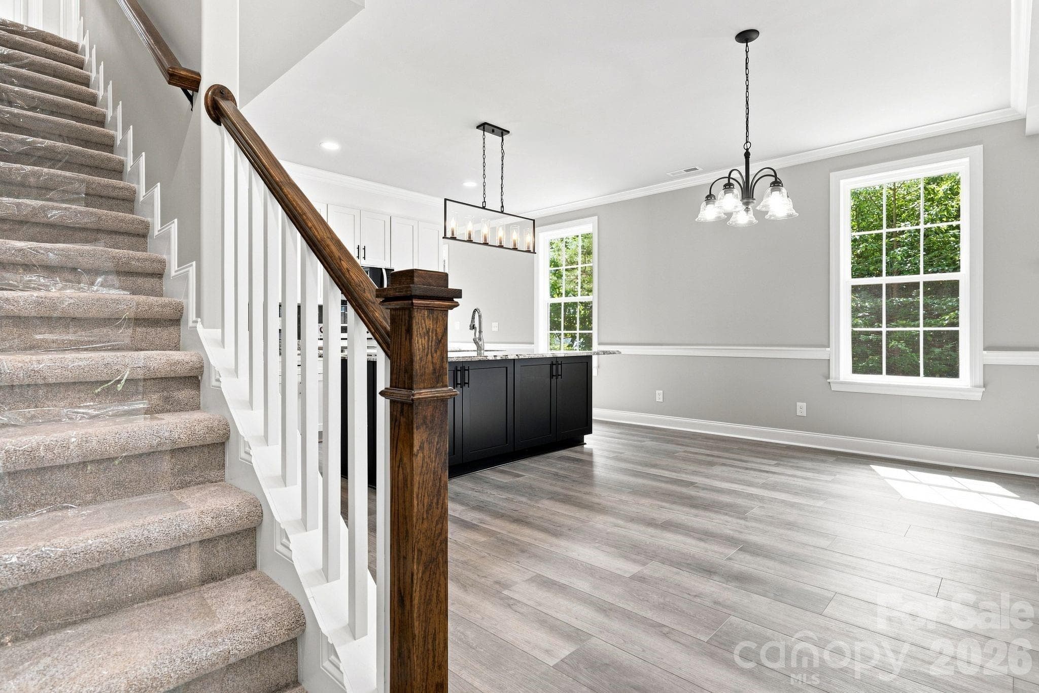 view of dining room - 337 Petree Road, Winston Salem