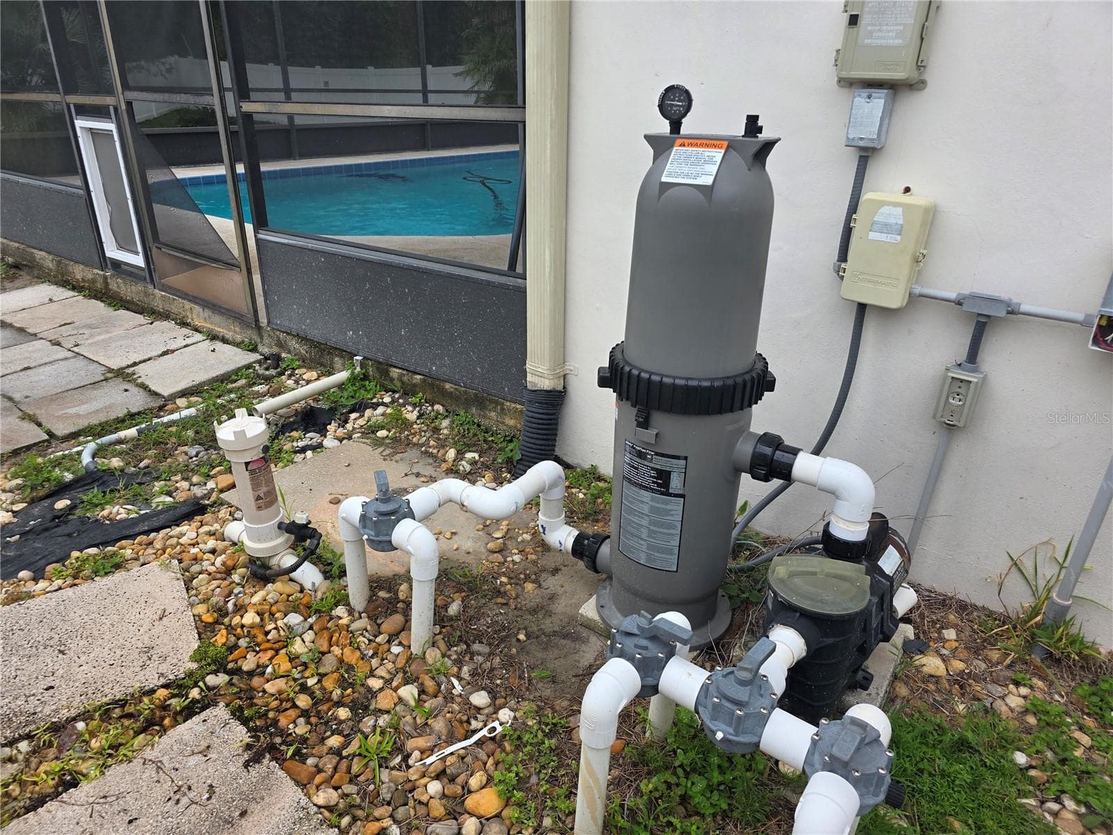 Pool Equipment with new cartridge filter - 1040 W VILLAGE GREEN RD, DELAND