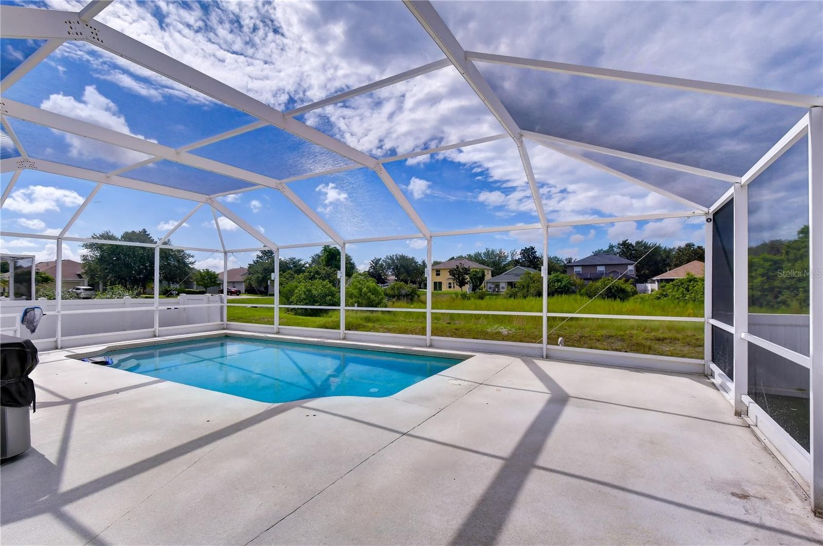 Private screened-in swimming pool creates the perfect Florida retreat. - 11117 RODEO LN, RIVERVIEW
