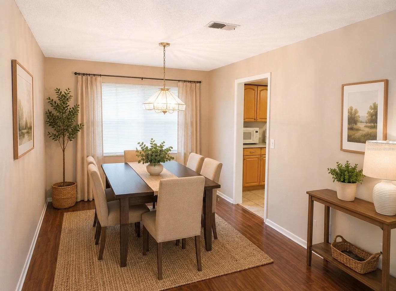 Dining Room Virtually Staged - 1840 ASTER DR, WINTER PARK