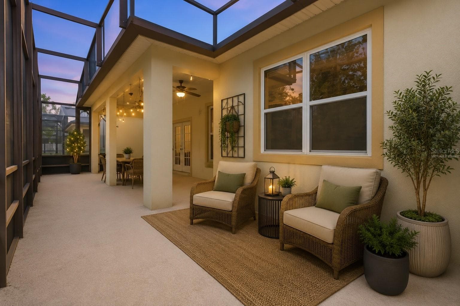 Virtually staged lanai - 13137 PENSHURST LN, WINDERMERE