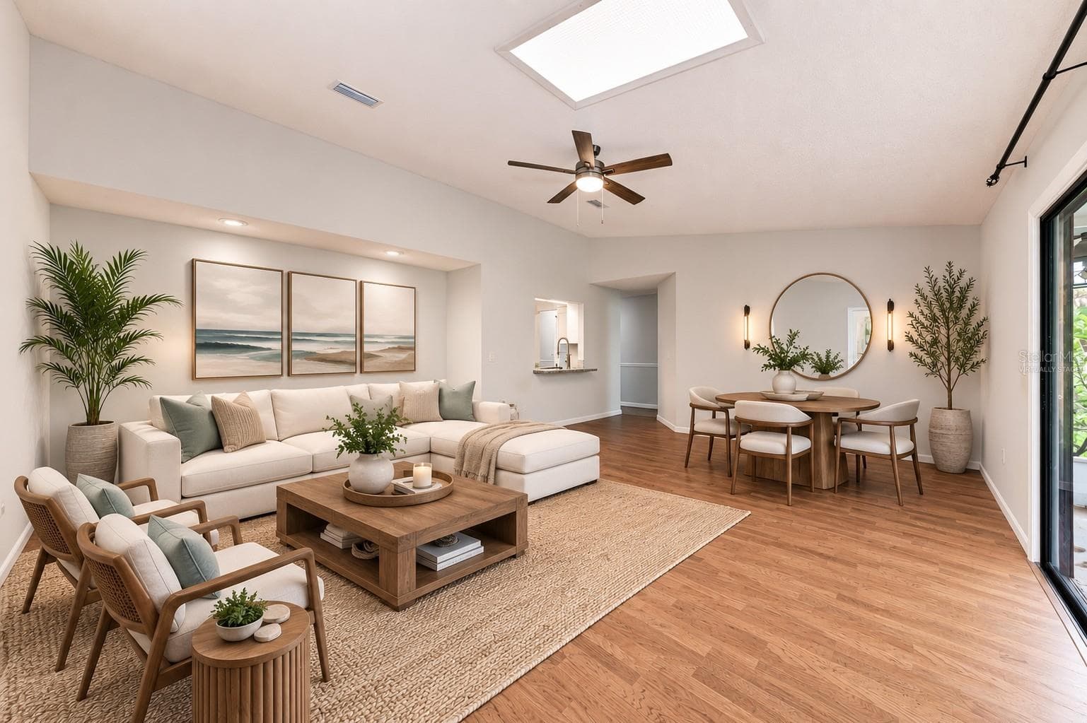 Virtually staged Living Room - 5506 82ND AVENUE DR E, PALMETTO