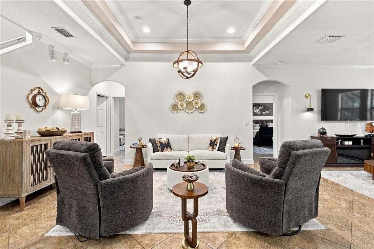 Formal Sitting Area - 4508 GRAND LAKESIDE DR E, PALM HARBOR
