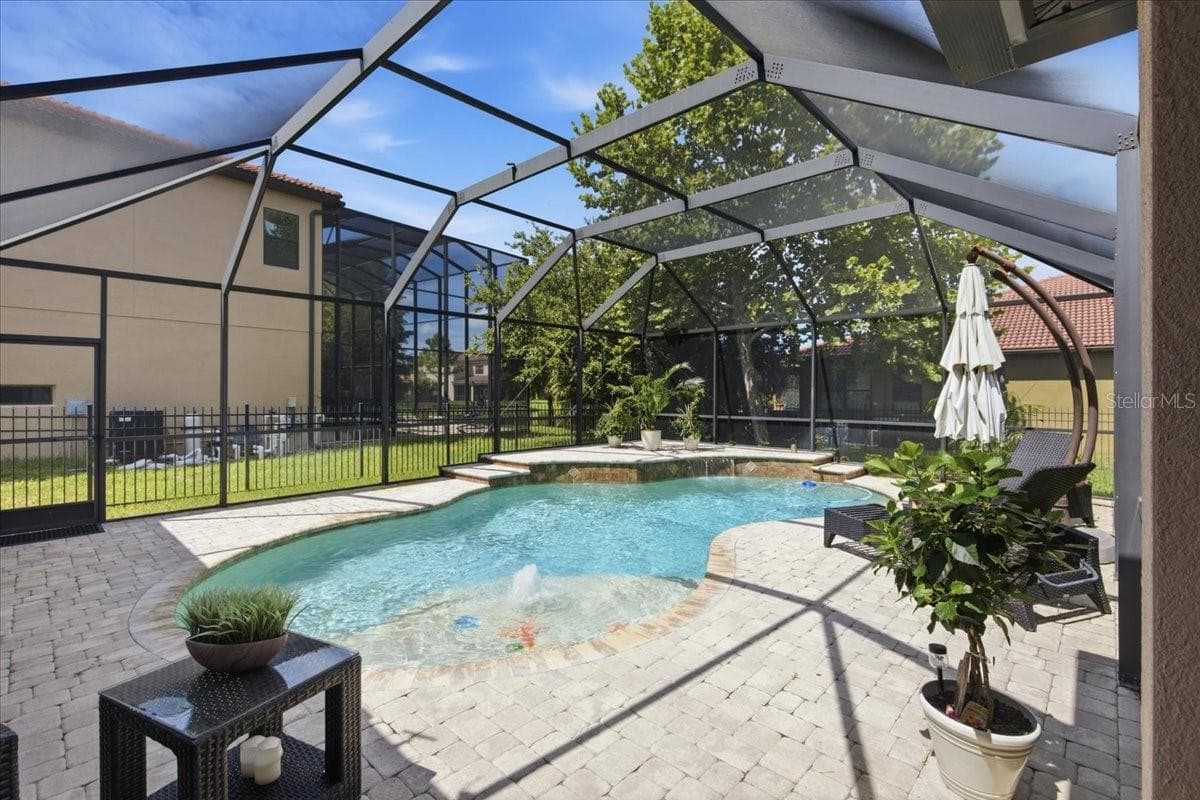Screened in Pool - 4508 GRAND LAKESIDE DR E, PALM HARBOR