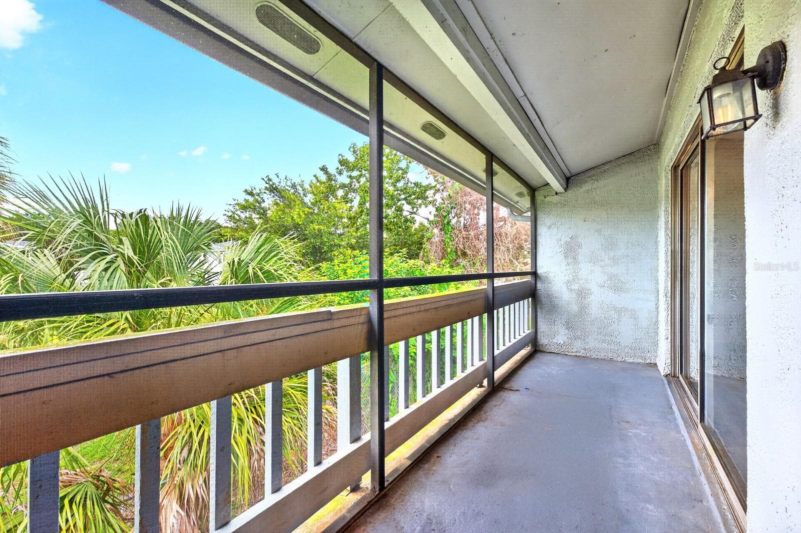 Great balcony for a morning coffee or evening wine over looking the water. - 4737 S TEXAS AVE #4737D, ORLANDO