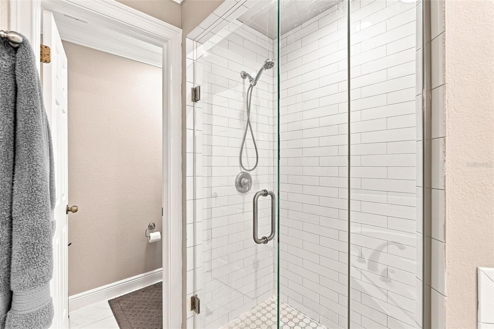 Subway Tile Compliments The Glass Shower - 3695 WAFFLE TER, NORTH PORT