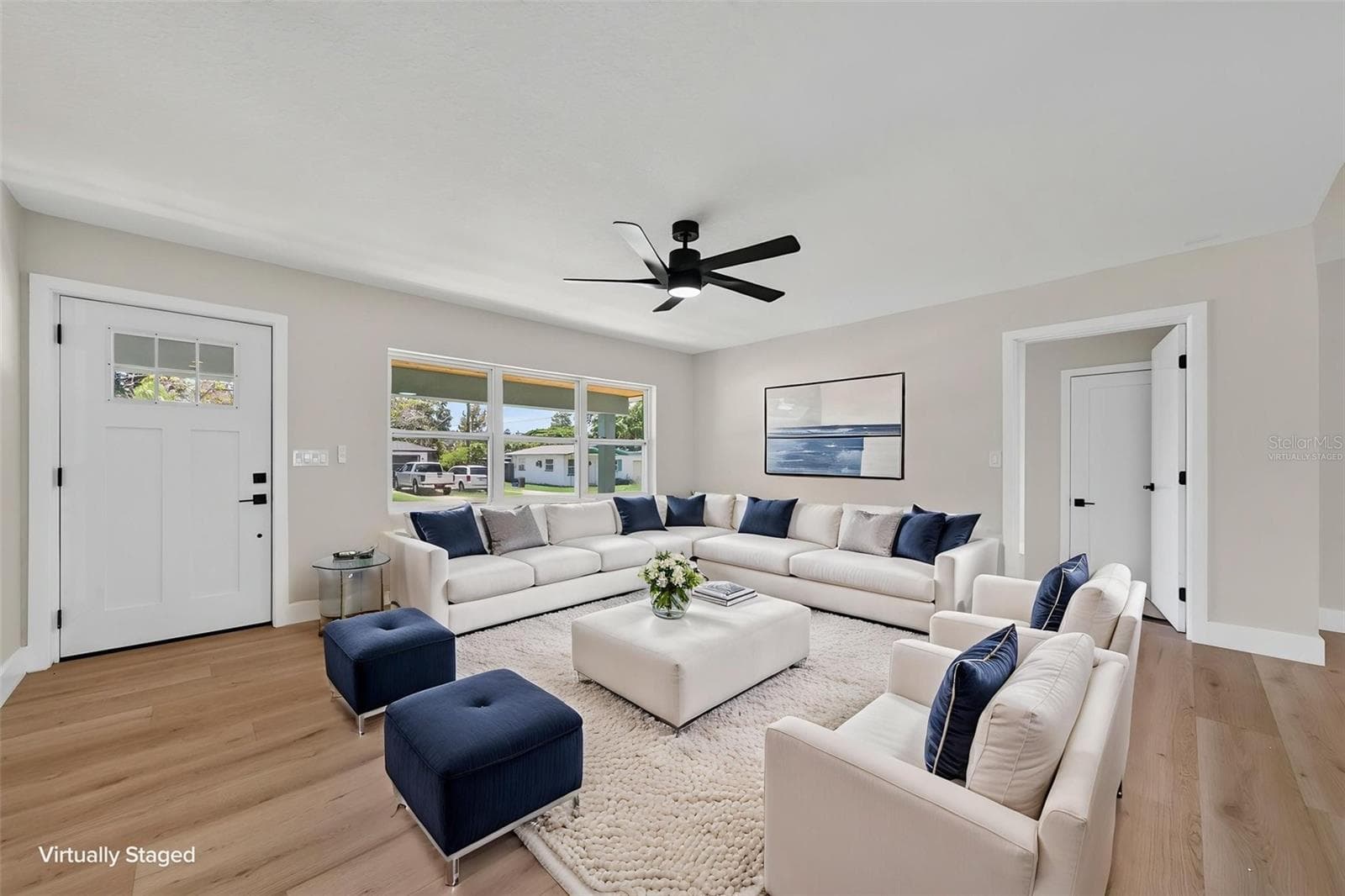 Virtually Staged Living room - 5217 18TH AVE S, GULFPORT