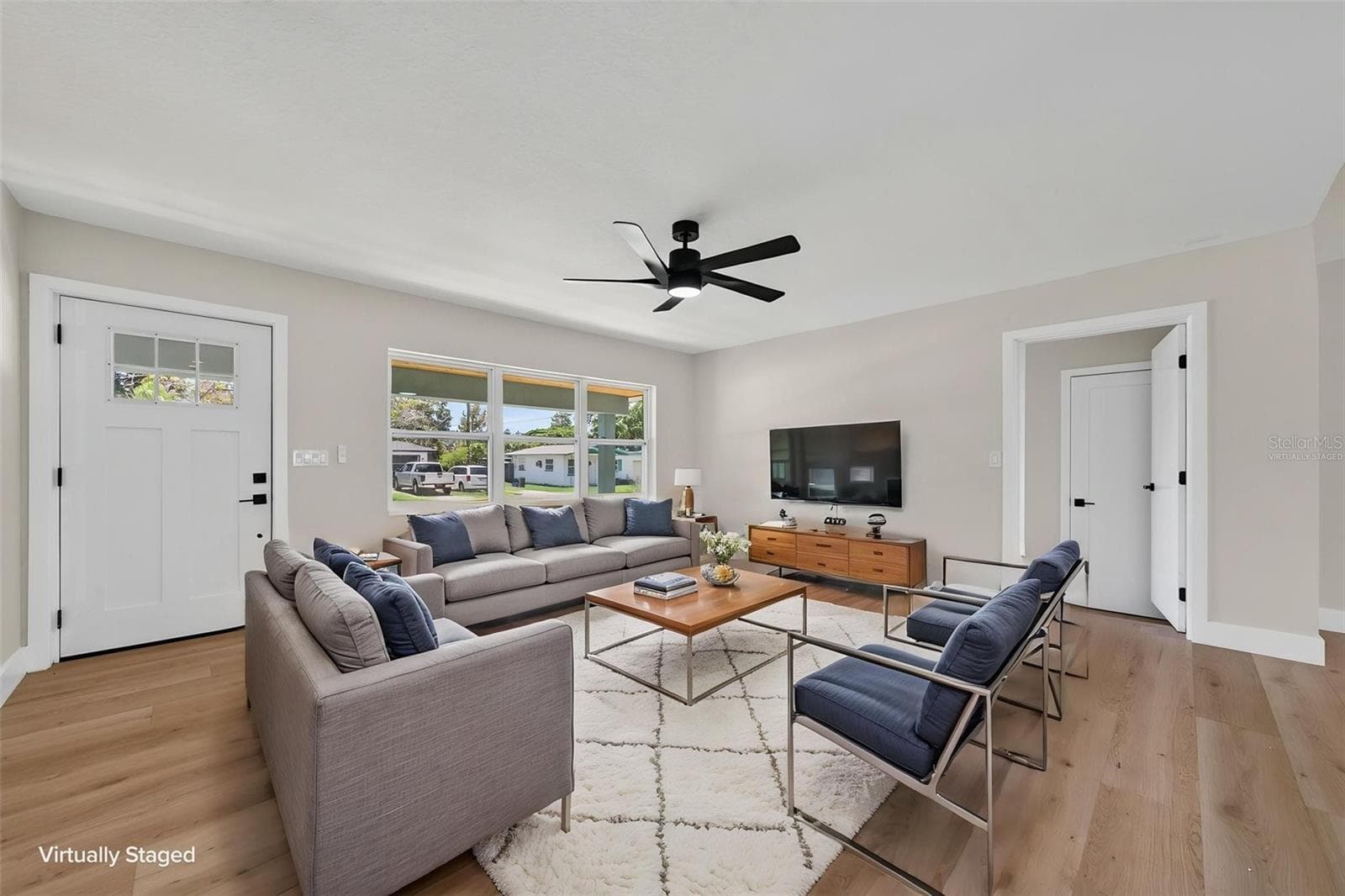 Virtually Staged Living room - 5217 18TH AVE S, GULFPORT