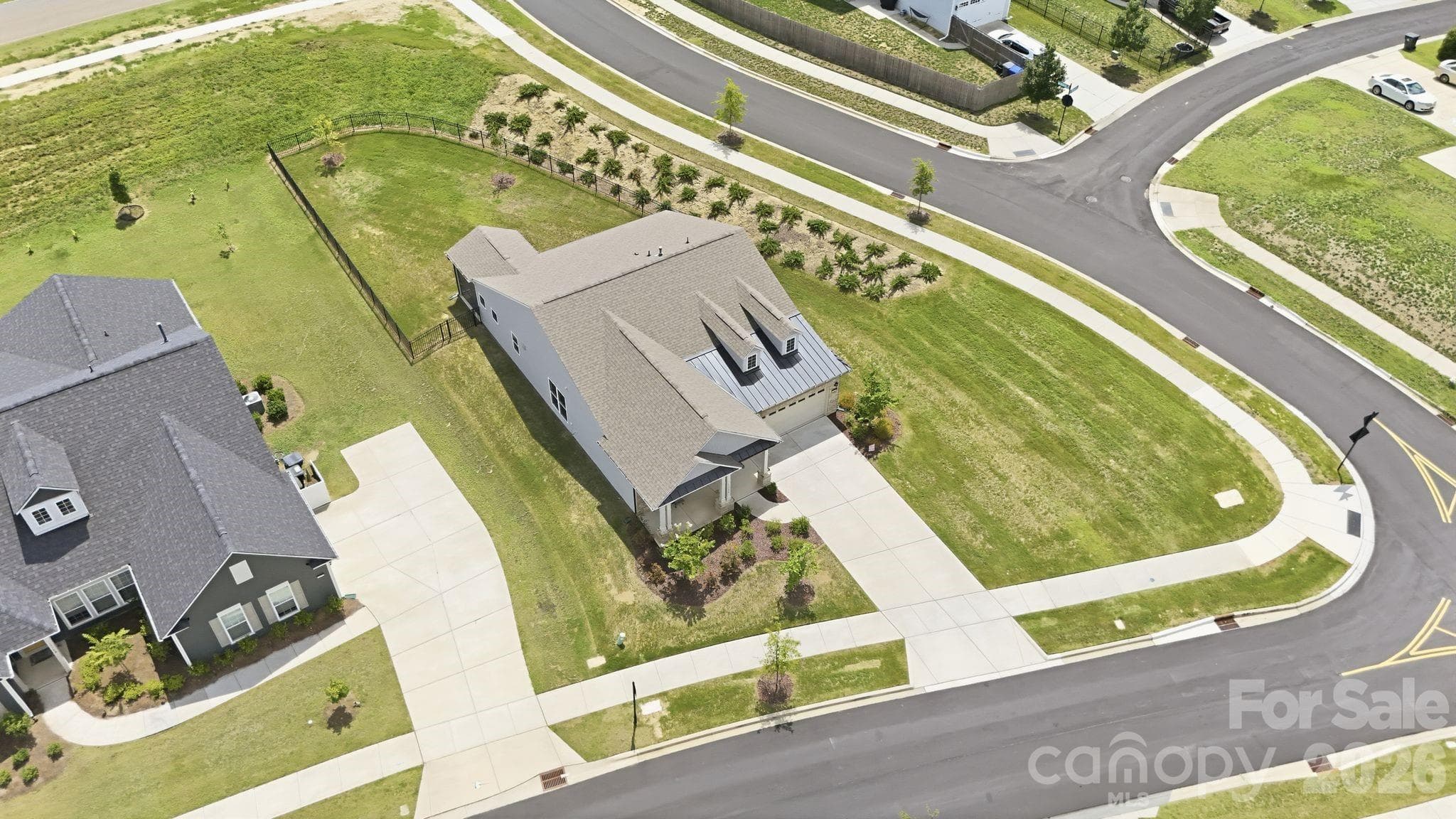 Property is on a corner lot. - 13704 Berkley Avenue, Huntersville