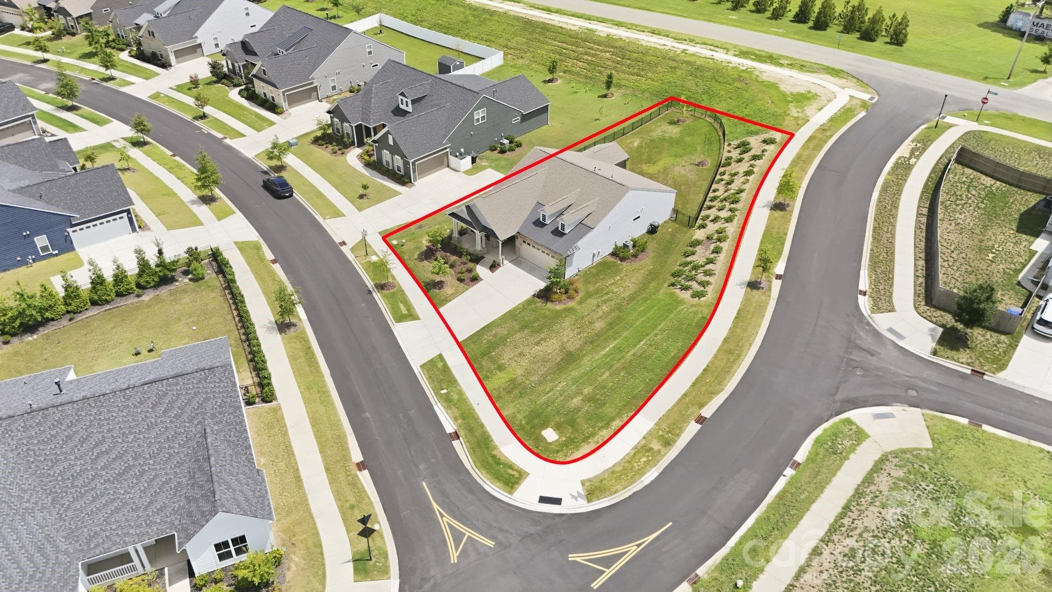 Lot Line - 13704 Berkley Avenue, Huntersville