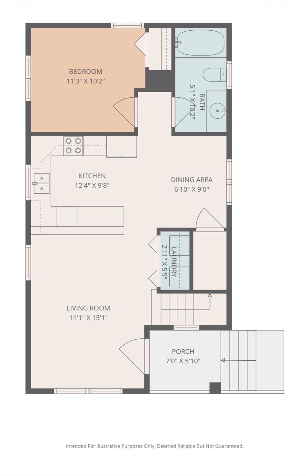 Main level floor plan - 100 Victoria Springs Drive, Flat Rock