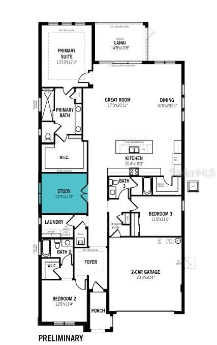 Floor Plan - 34725 FLOWER PATCH DR, DADE CITY