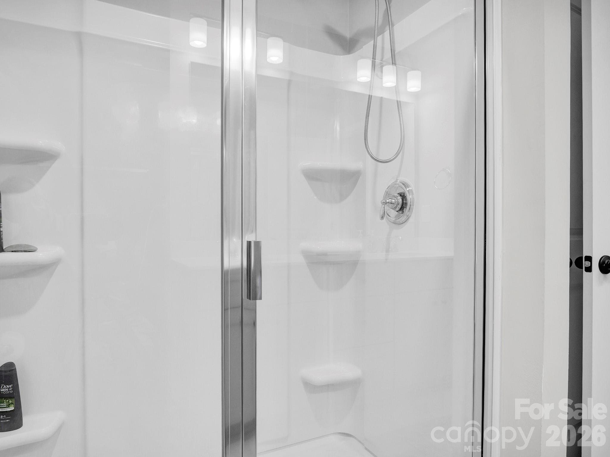 Walk in shower - 7203 Stoney Wood Lane, Charlotte