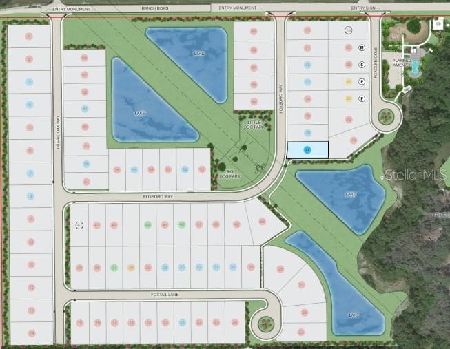7028 Foxboro Way Site Map - 7028 FOXBORO WAY, NOKOMIS