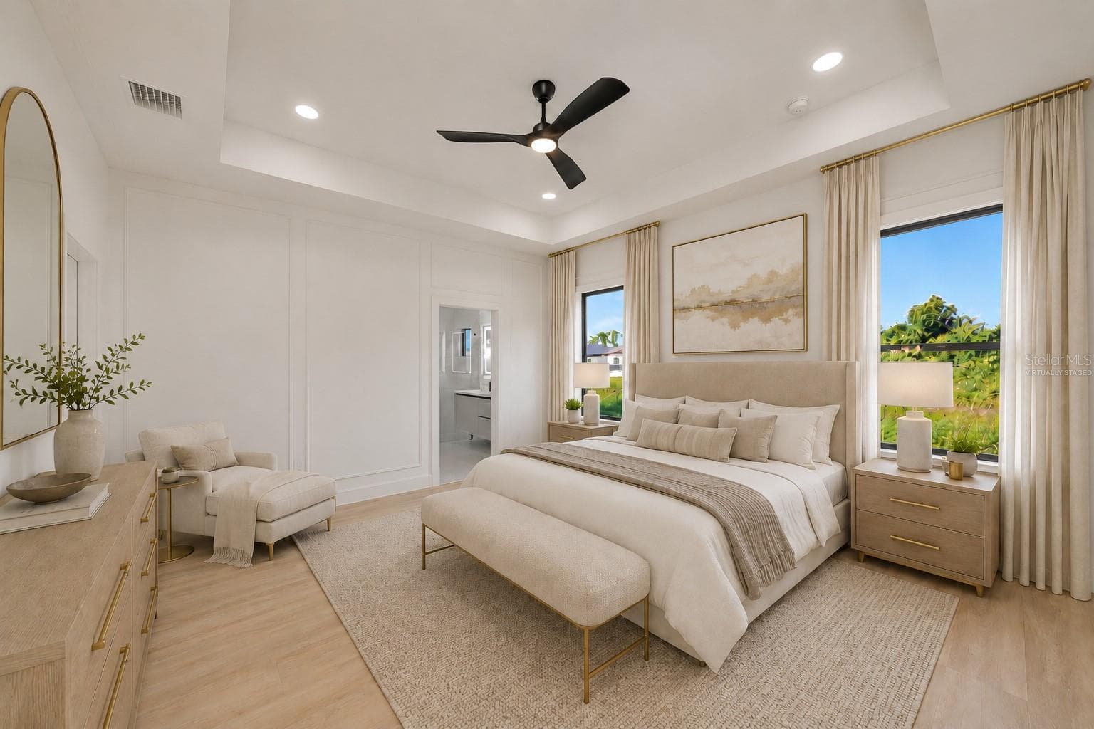 Virtually Staged Primary Suite - 1274 RONALD ST, NORTH PORT