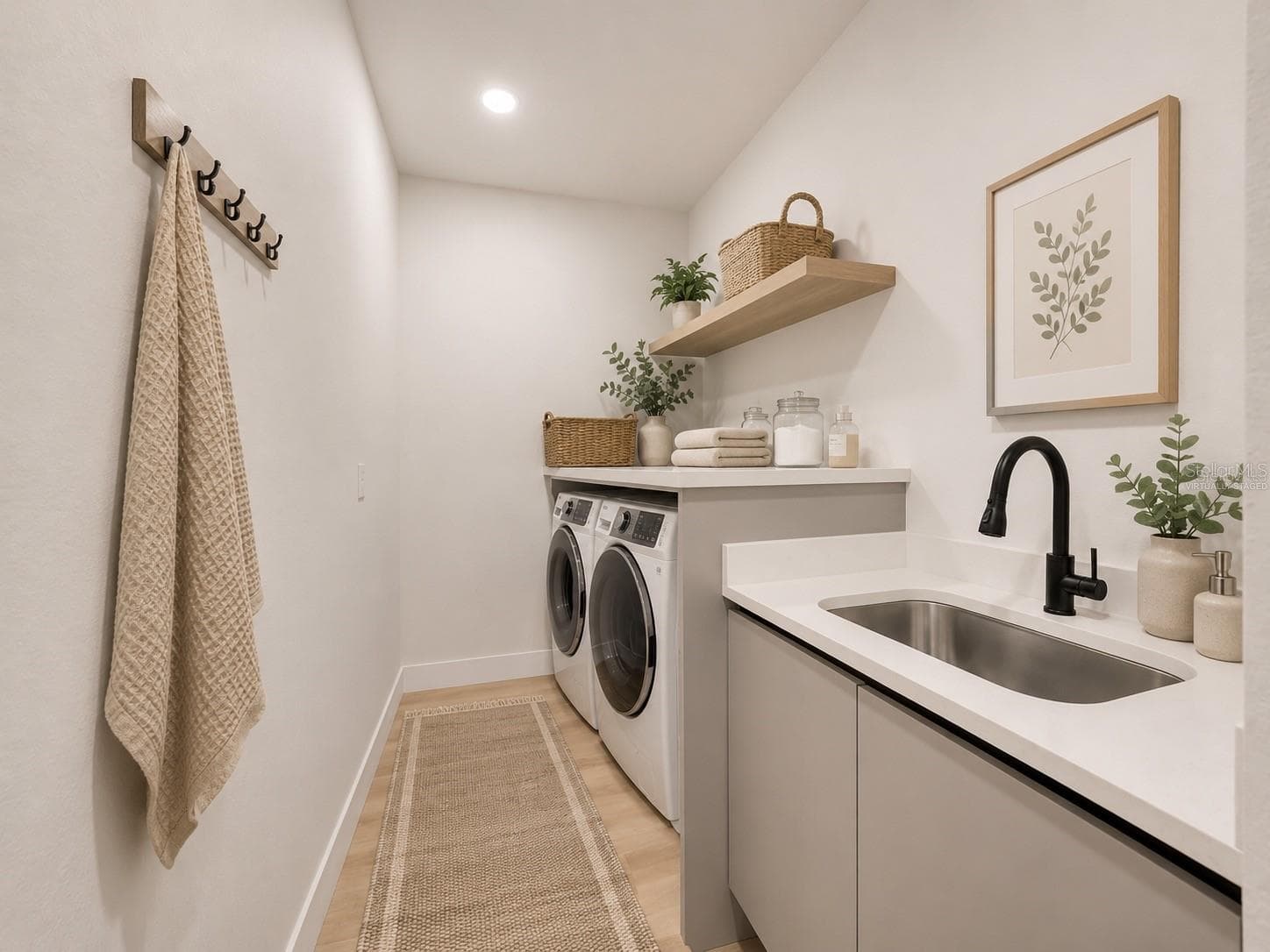 Virtually Staged Laundry Room - 1274 RONALD ST, NORTH PORT