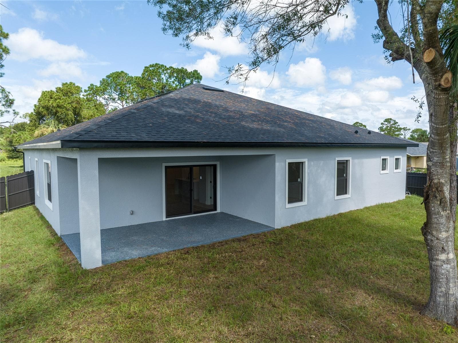 Rear Patio Area & Fenced Yard - 1274 RONALD ST, NORTH PORT