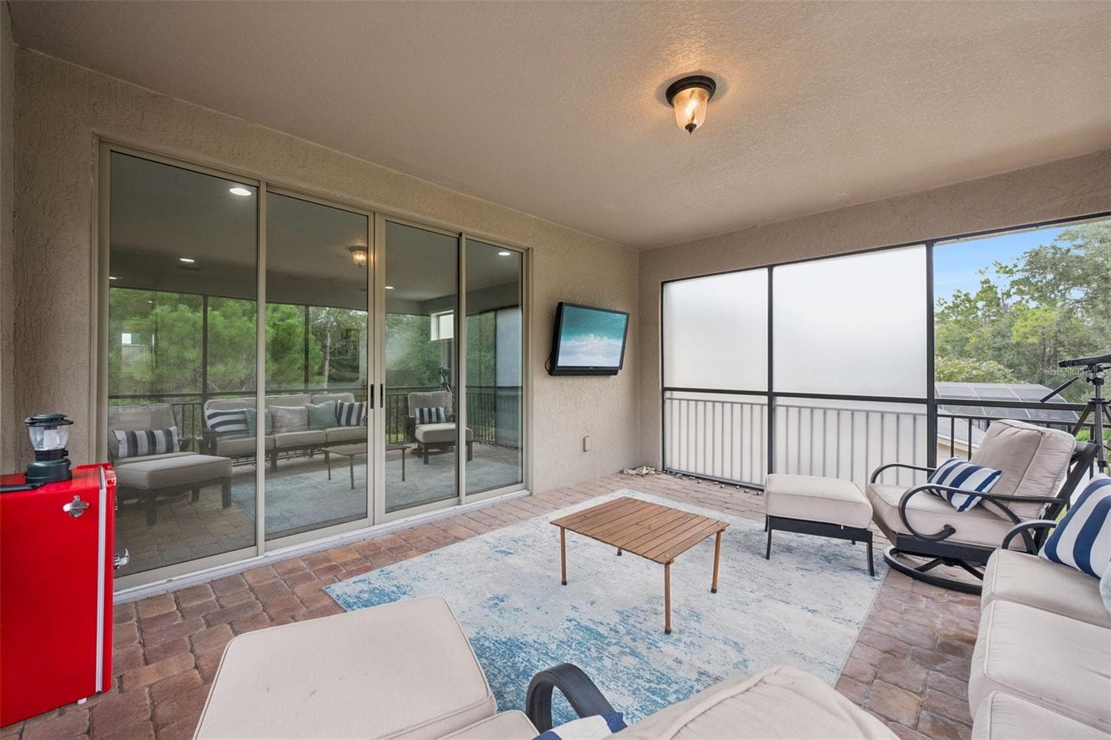 Upstairs Outdoor Living/ Screened Balcony - 14156 ALAFAYA OAK BND, ORLANDO
