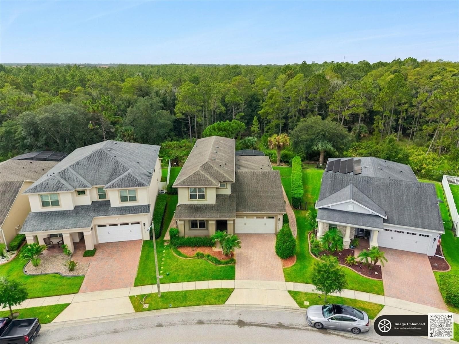 Front Exterior Aerial - 14156 ALAFAYA OAK BND, ORLANDO