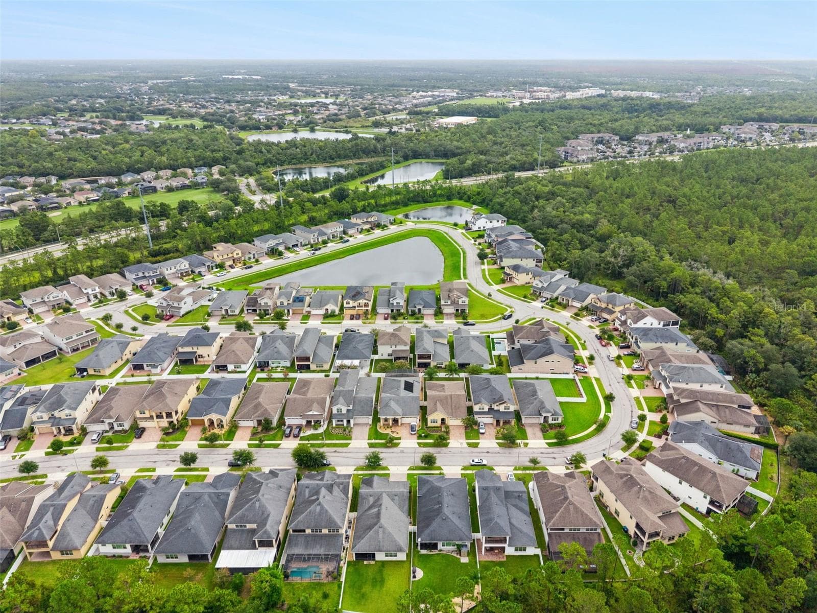 Aerial of the Neighborhood - 14156 ALAFAYA OAK BND, ORLANDO
