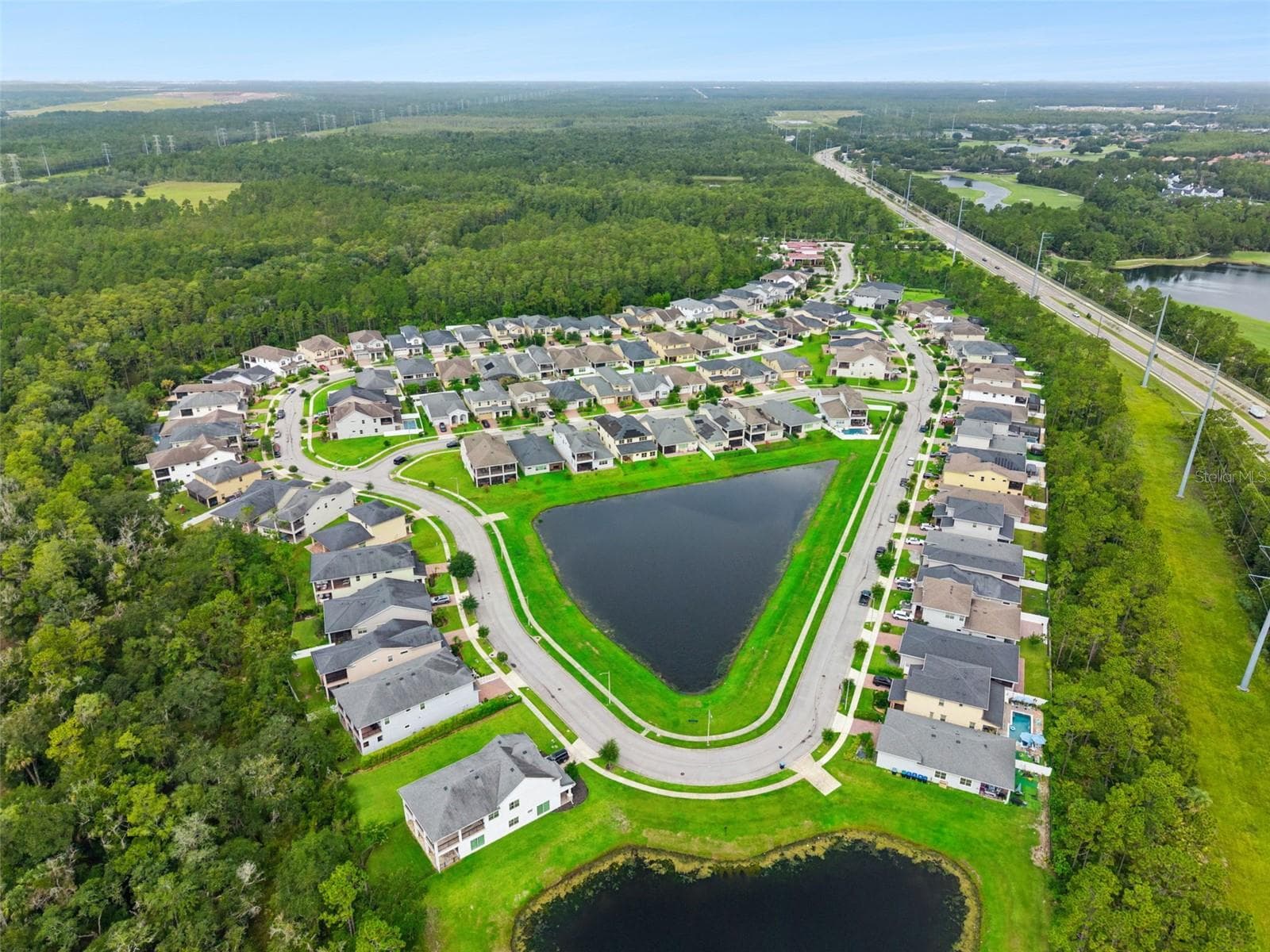 Aerial of the Neighborhood - 14156 ALAFAYA OAK BND, ORLANDO